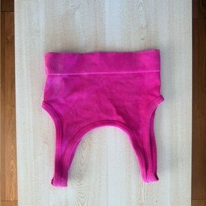 Pink free people Ribbed tank